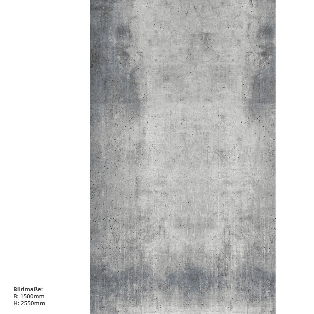 Beton Flair, fugenlose Wandpaneele aus Alu-Verbund 3mm, Duschrückwand - Duschrückwand-Platten