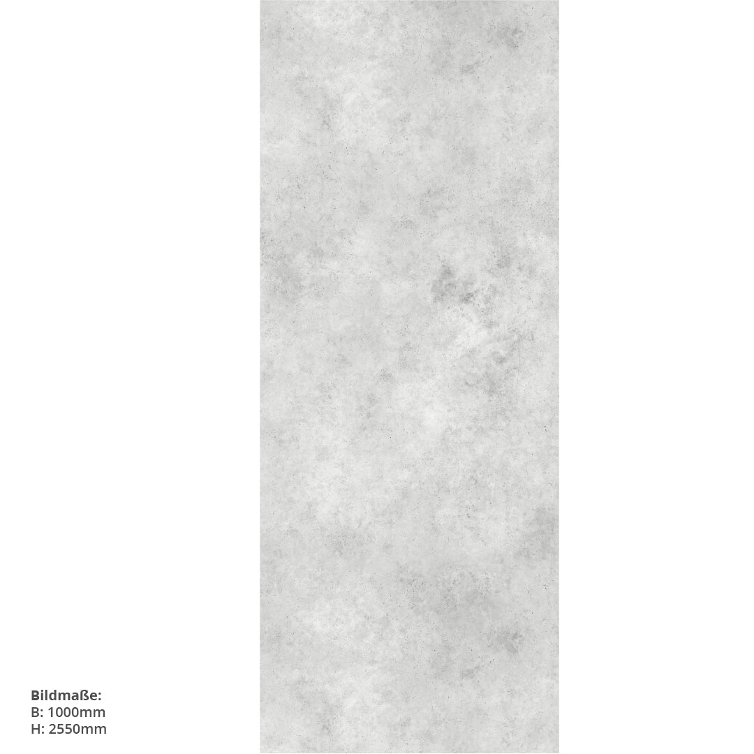Beton Hell, fugenlose Wandpaneele aus Alu-Verbund 3mm, Duschrückwand - Duschrückwand-Platten