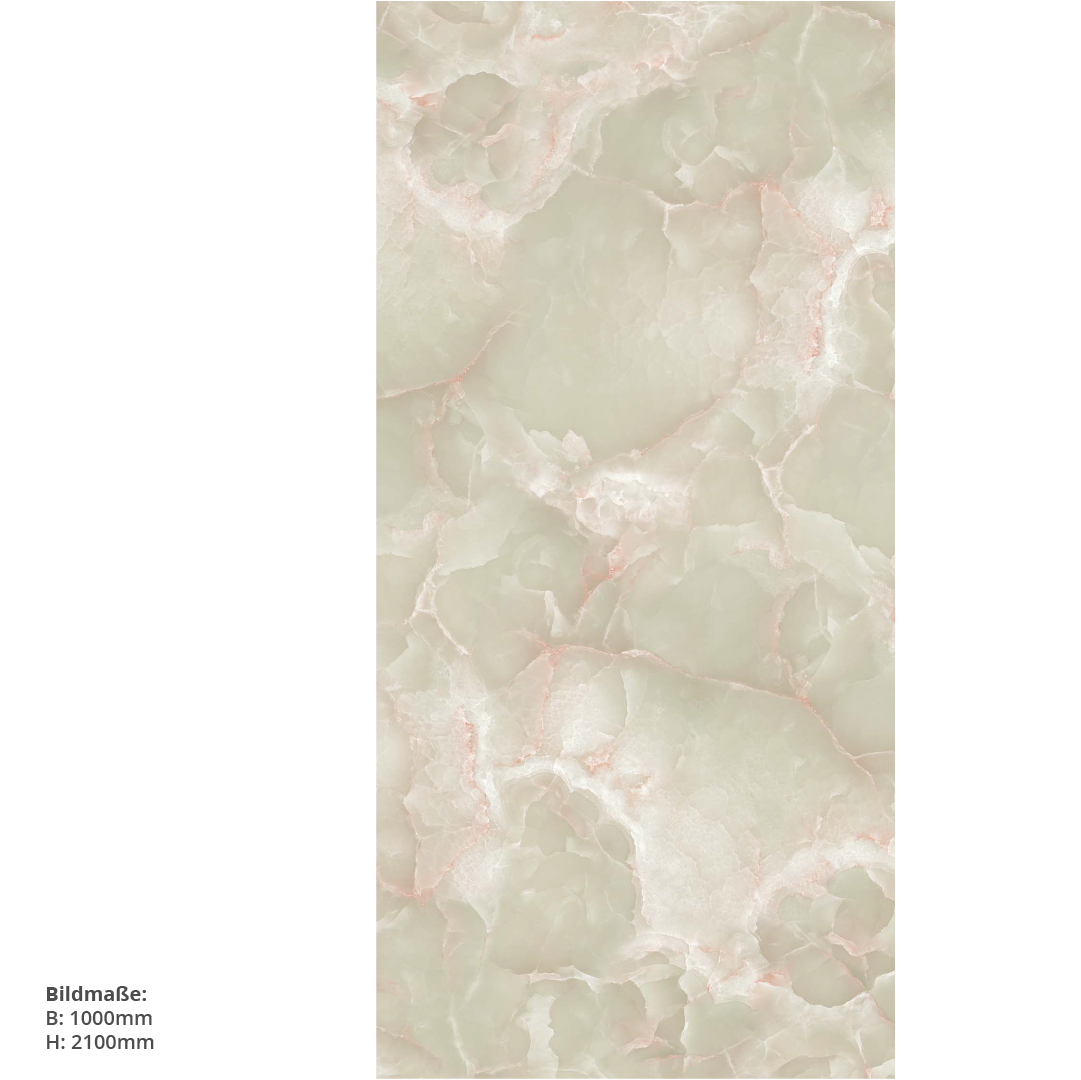 Marmor Beige, fugenlose Wandpaneele aus Alu-Verbund 3mm, Duschrückwand - Duschrückwand-Platten