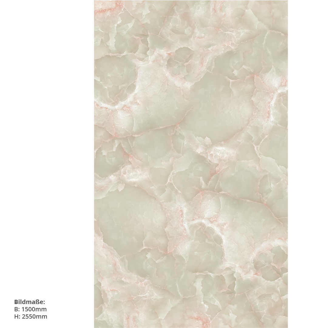 Marmor Beige, fugenlose Wandpaneele aus Alu-Verbund 3mm, Duschrückwand - Duschrückwand-Platten