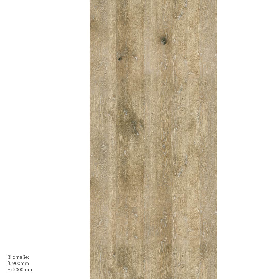 Eiche gekalkt, fugenlose Wandpaneele aus Alu-Verbund 3mm, Duschrückwand - Duschrückwand-Platten