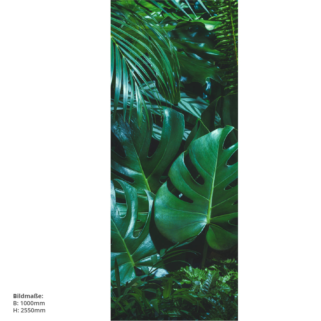 Jungle, fugenlose Wandpaneele aus Alu-Verbund 3mm, Duschrückwand