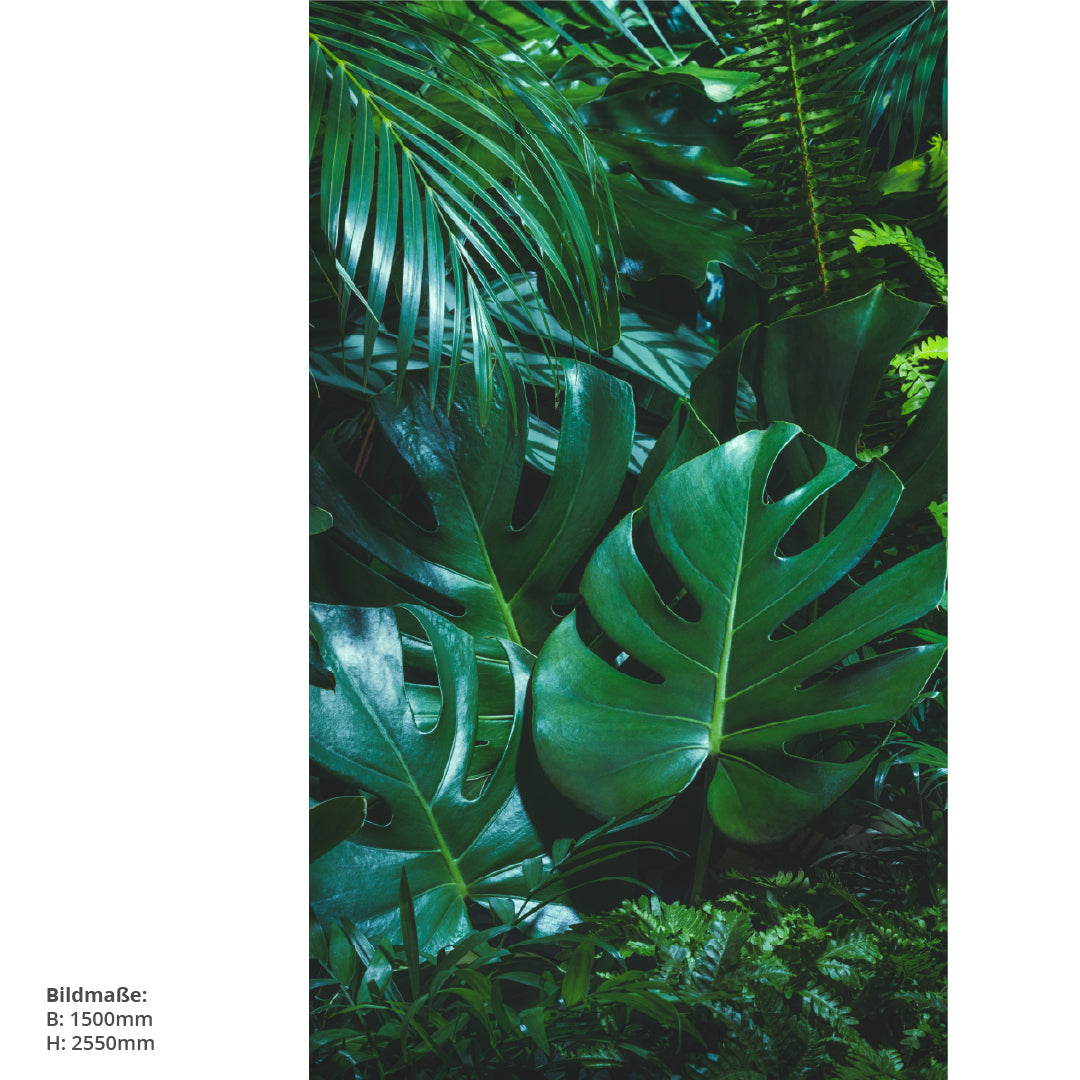 Jungle, fugenlose Wandpaneele aus Alu-Verbund 3mm, Duschrückwand