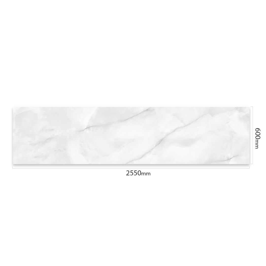 Marmor Rustic, fugenlose Wandpaneele aus Alu-Verbund 3mm, Küchenrückwand - Duschrückwand-Platten