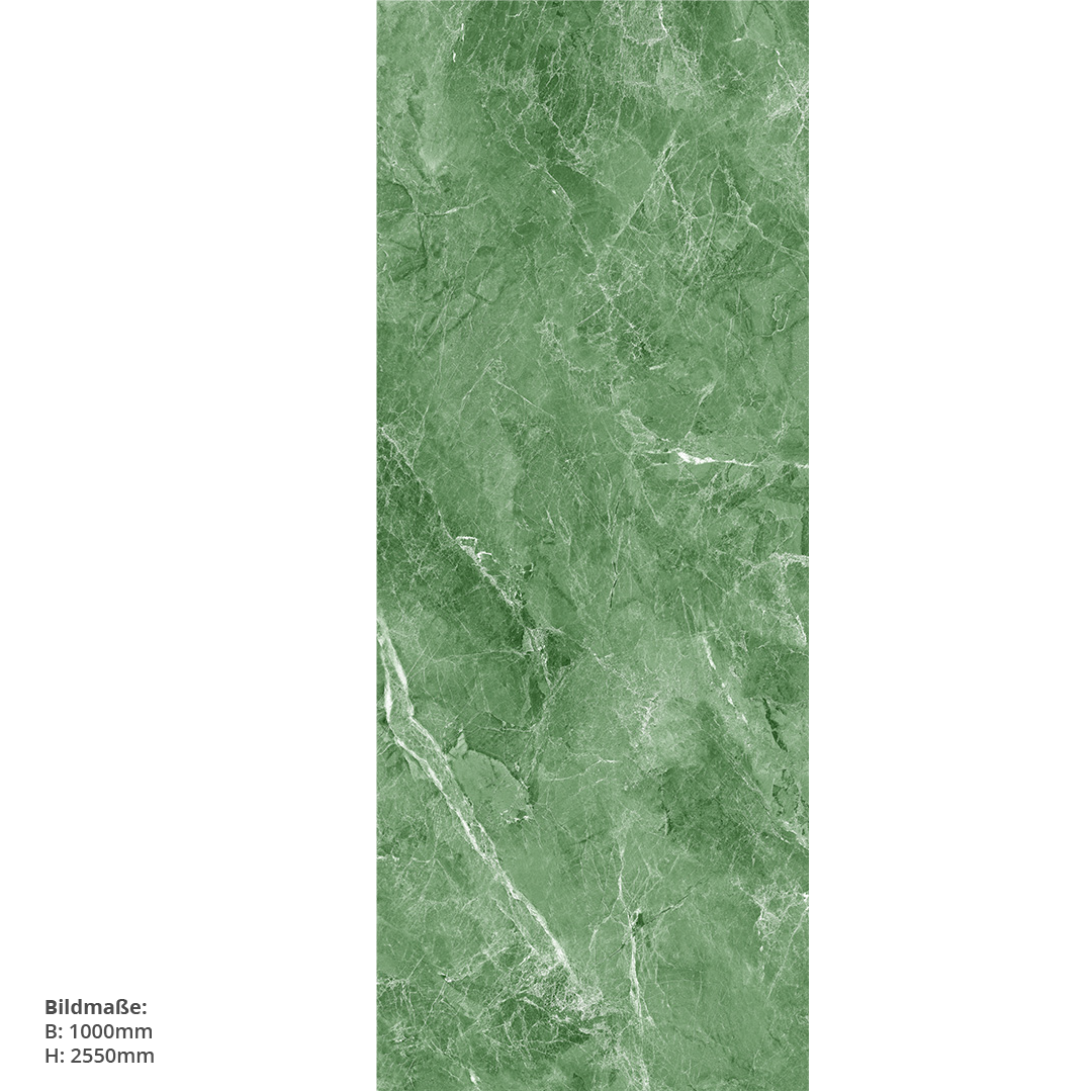 Marmoris Clara Viridis, fugenlose Wandpaneele aus Alu-Verbund 3mm, Duschrückwand - Duschrückwand-Platten