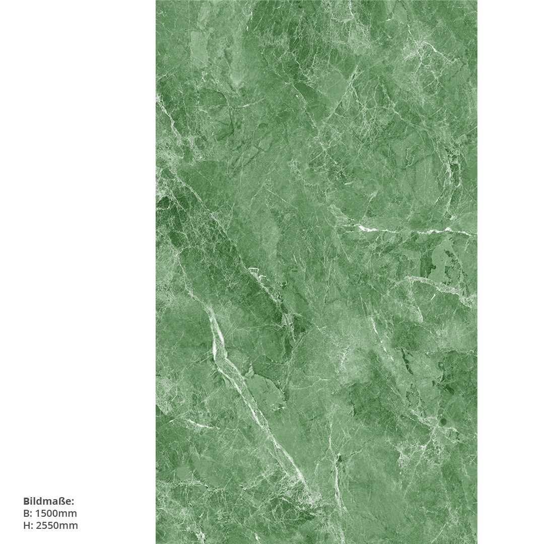Marmoris Clara Viridis, fugenlose Wandpaneele aus Alu-Verbund 3mm, Duschrückwand - Duschrückwand-Platten