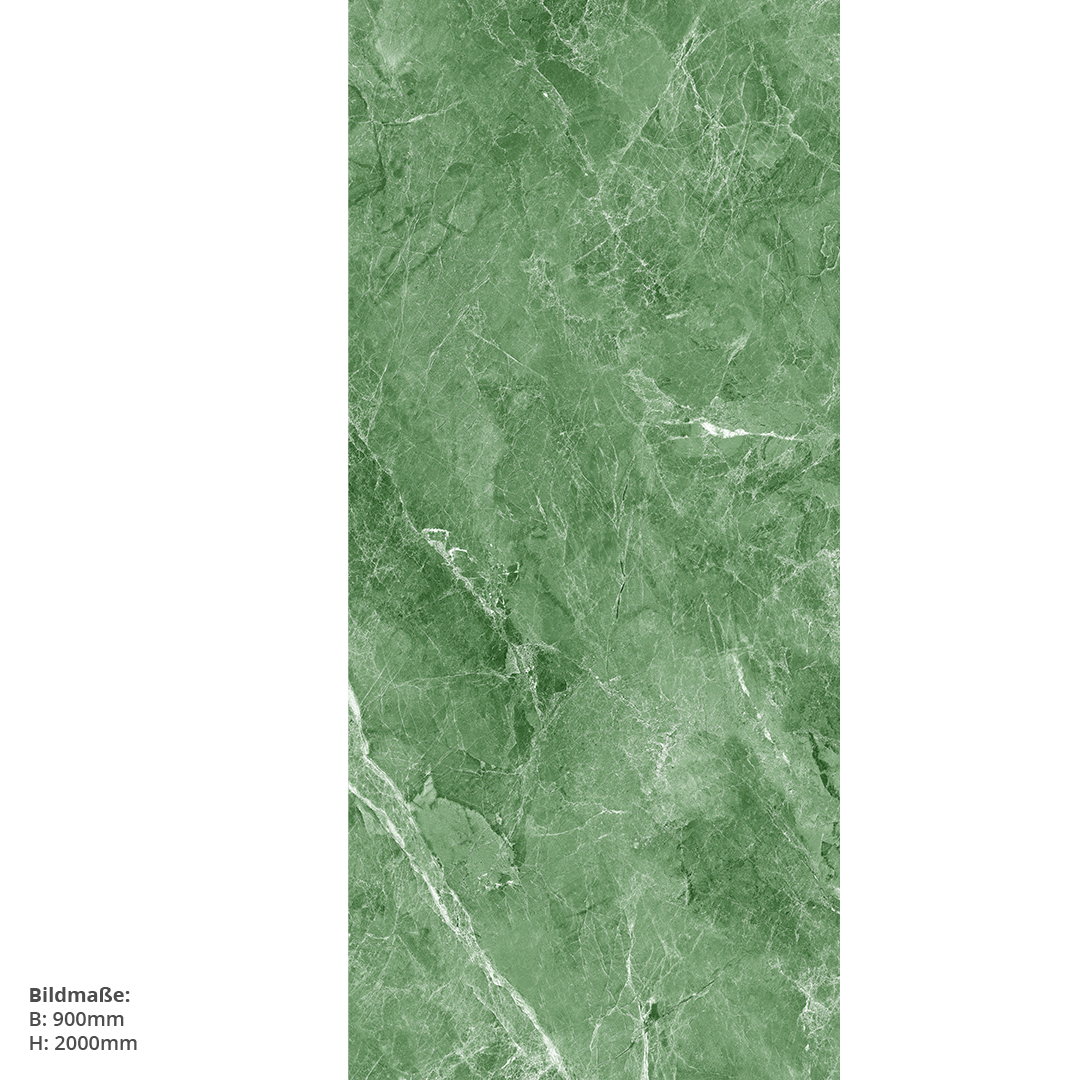 Marmoris Clara Viridis, fugenlose Wandpaneele aus Alu-Verbund 3mm, Duschrückwand - Duschrückwand-Platten