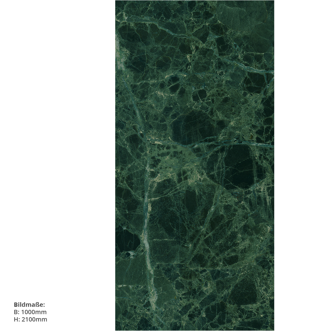 Marmoris Viridis, fugenlose Wandpaneele aus Alu-Verbund 3mm, Duschrückwand