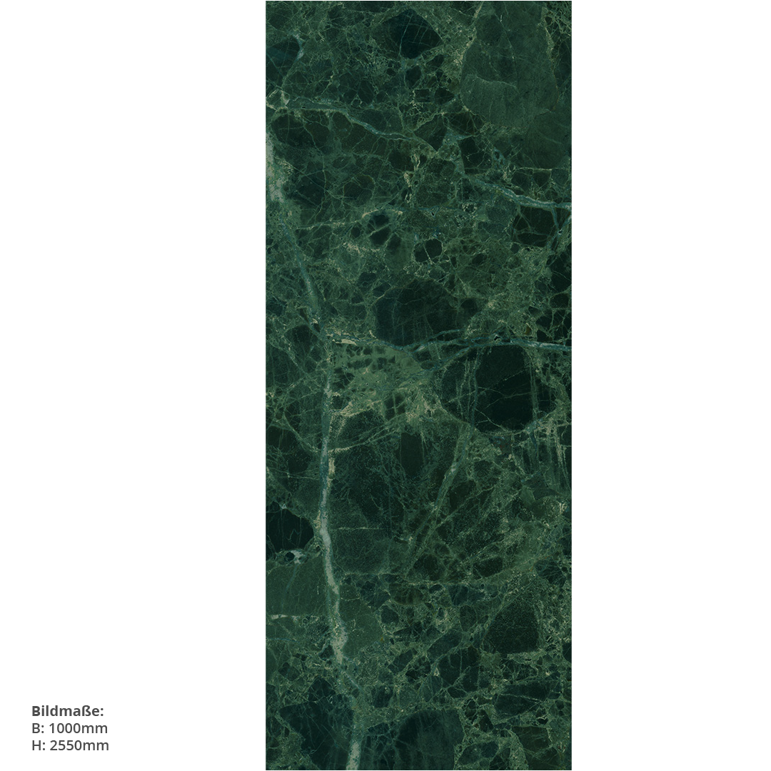 Marmoris Viridis, fugenlose Wandpaneele aus Alu-Verbund 3mm, Duschrückwand