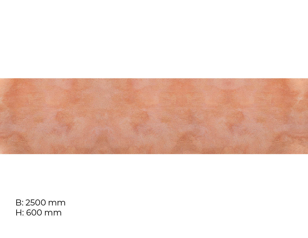 Beton Rot, glänzende Küchenrückwand aus Acryl auf Alu-Verbund - Duschrückwand-Platten