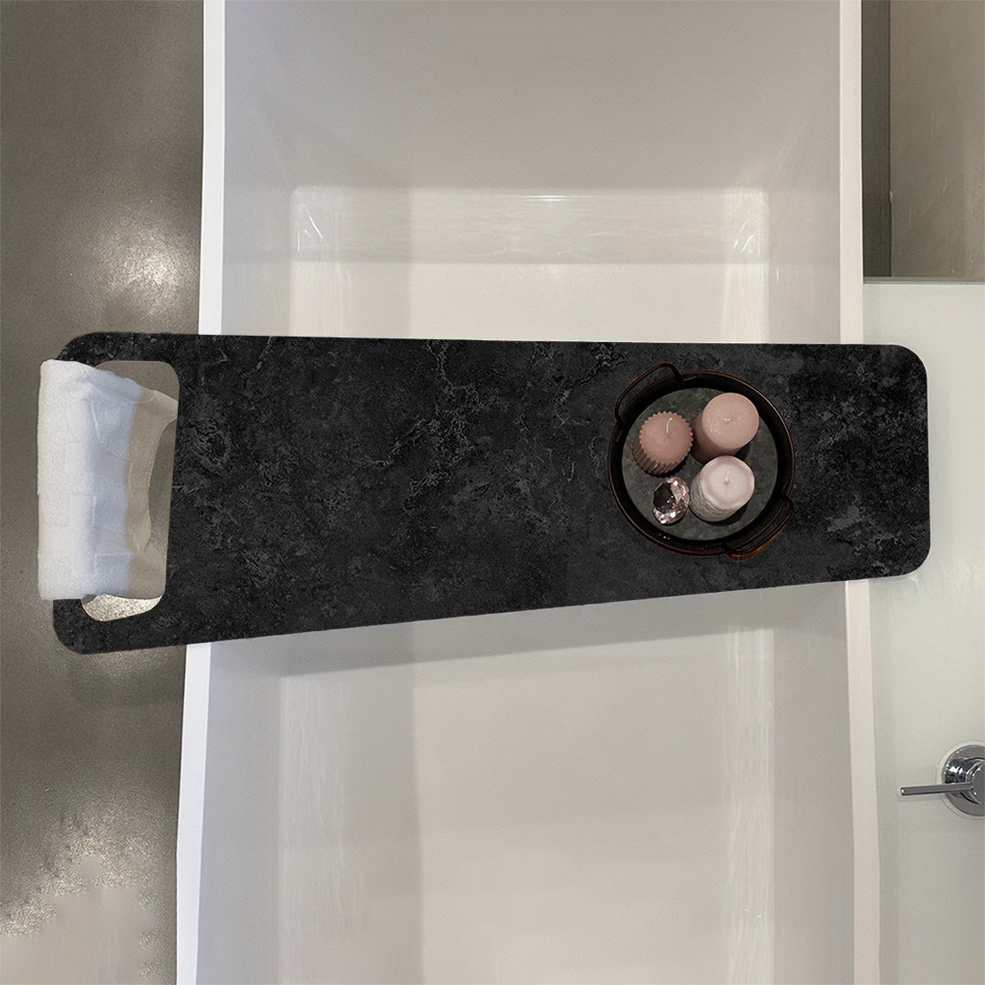 Badewannenablage Alu-Verbund 6mm Steinmotiv