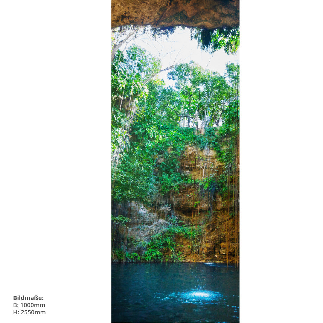 Paradise Cave, fugenlose Wandpaneele aus Alu-Verbund 3mm, Duschrückwand - Duschrückwand-Platten