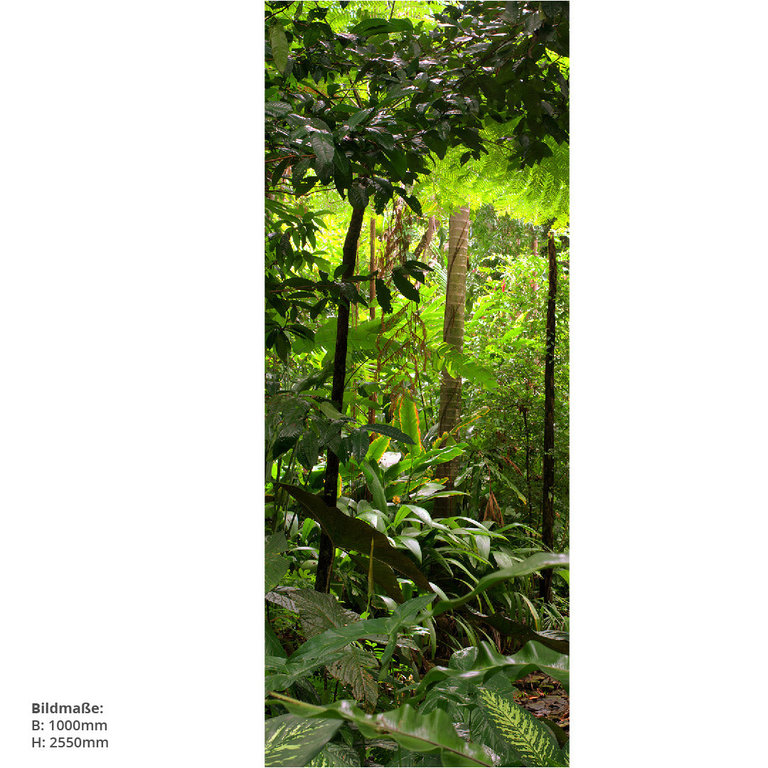 Regenwald, fugenlose Wandpaneele aus Alu-Verbund 3mm, Duschrückwand - Duschrückwand-Platten