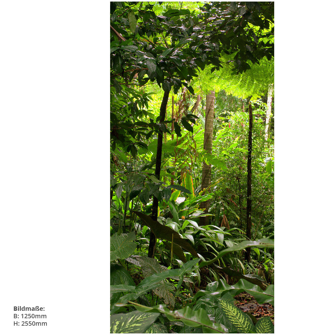 Regenwald, fugenlose Wandpaneele aus Alu-Verbund 3mm, Duschrückwand - Duschrückwand-Platten