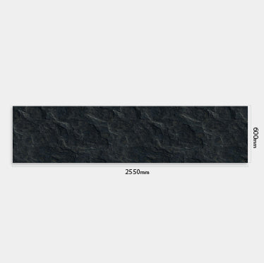 Schiefer Steinplatte, fugenlose Wandpaneele aus Alu-Verbund 3mm, Küchenrückwand - Duschrückwand-Platten