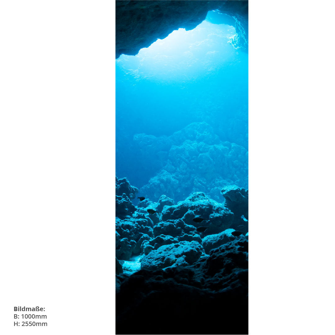 Taucherlebnis, fugenlose Wandpaneele aus Alu-Verbund 3mm, Duschrückwand - Duschrückwand-Platten