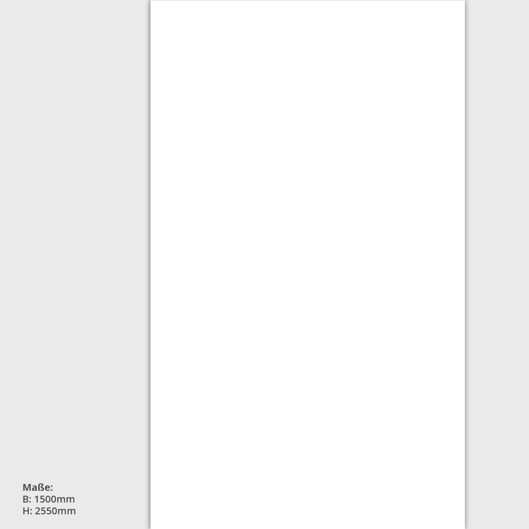 Weiss, Wandpaneele aus Alu-Verbund 3mm fugenlose, Duschrückwand - Duschrückwand-Platten