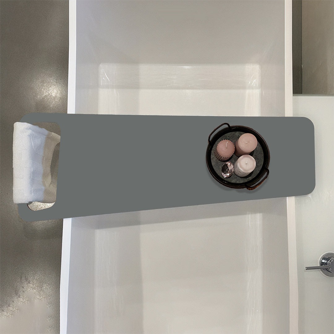 Verkehrsgrau, Badewannenablage HPL Trespa-Platte 8mm - Duschrückwand-Platten