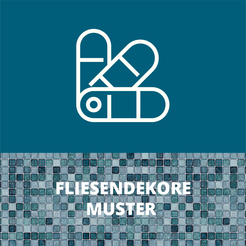 Fliesendekore A5 Muster - duschrückwand-platten.de