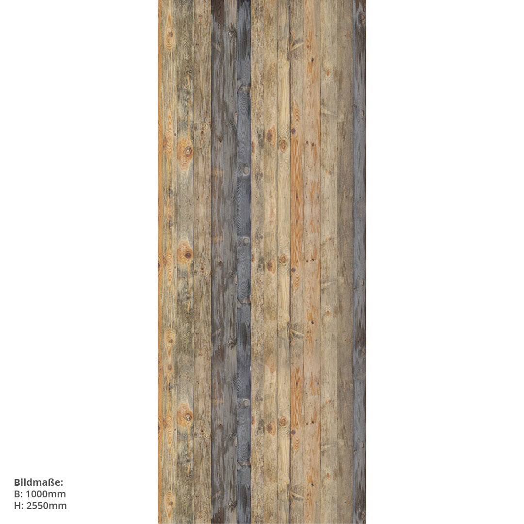 Duschrueckwand Alu Fugenlos Wandpaneele Holzoptik