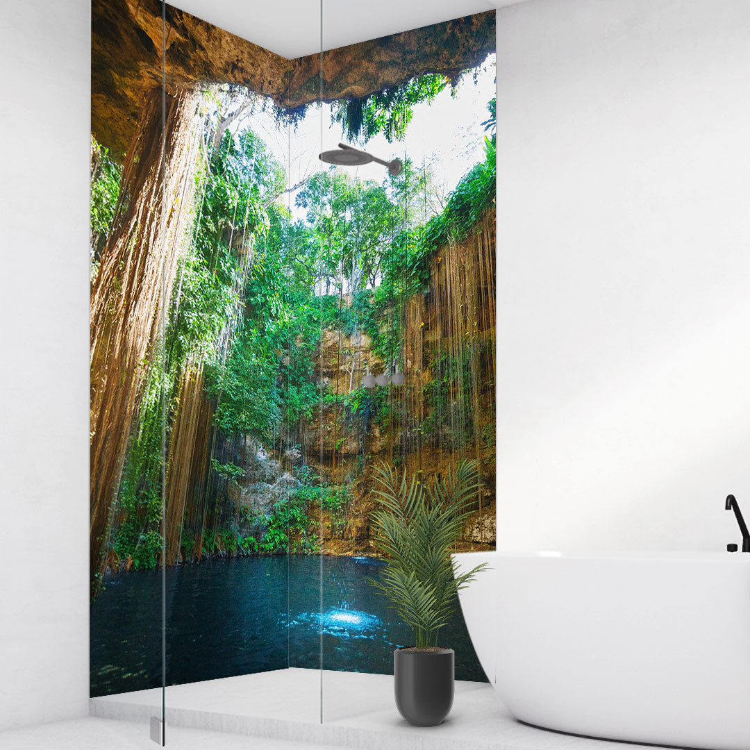 Duschrueckwand Alu Fugenlos Wandpaneele