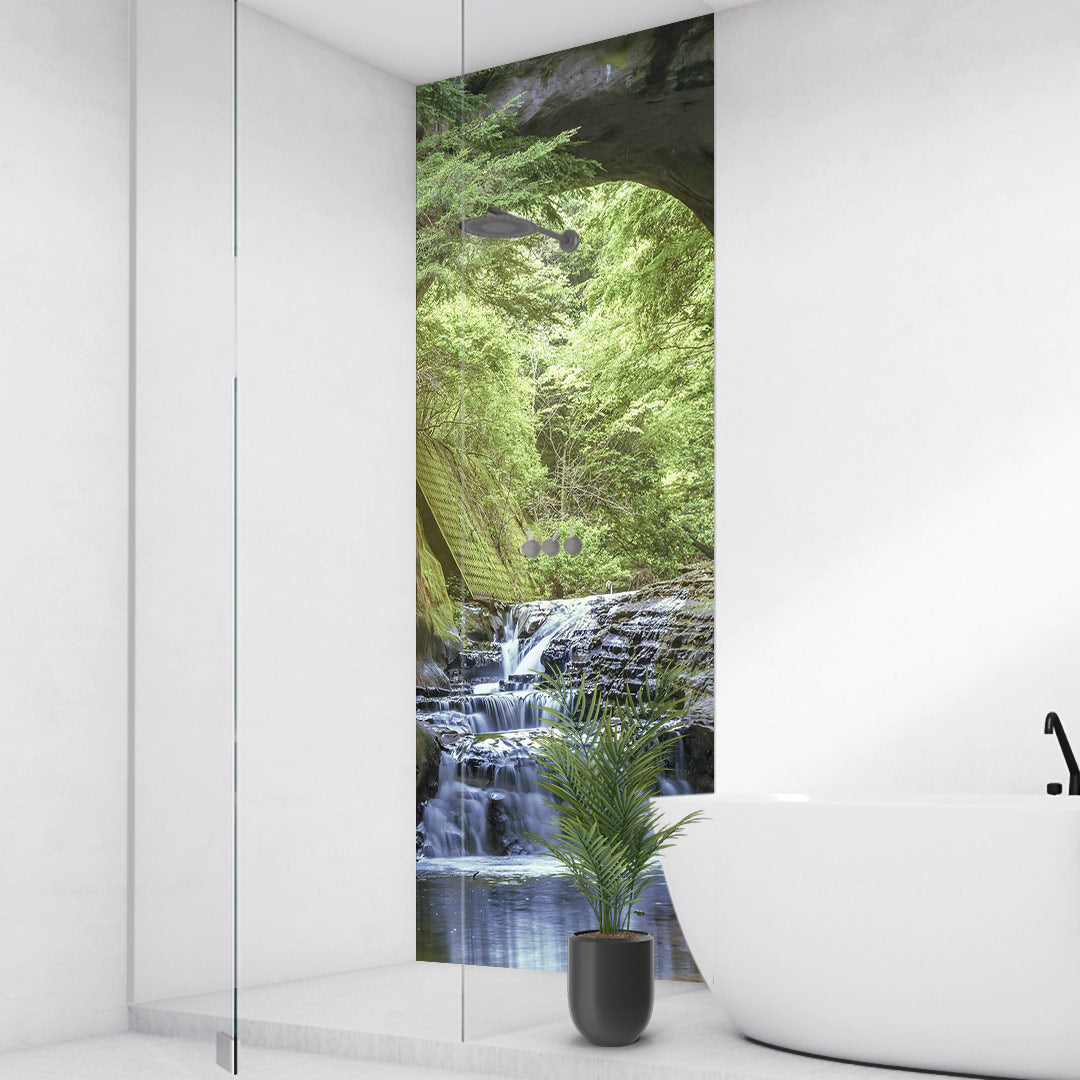 Duschrueckwand Alu Fugenlos Wandpaneele