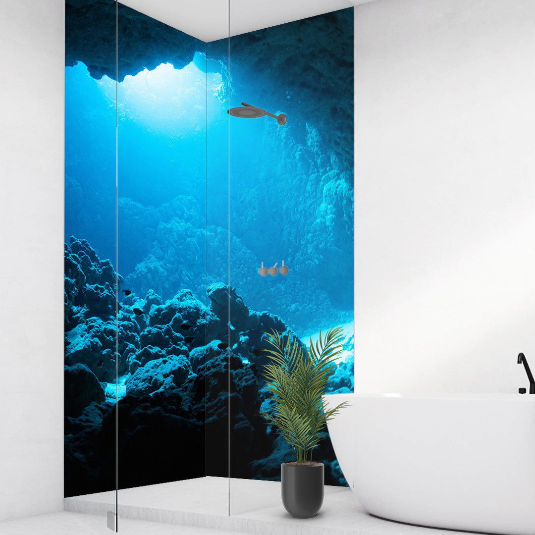 Duschrueckwand Alu Fugenlos Wandpaneele