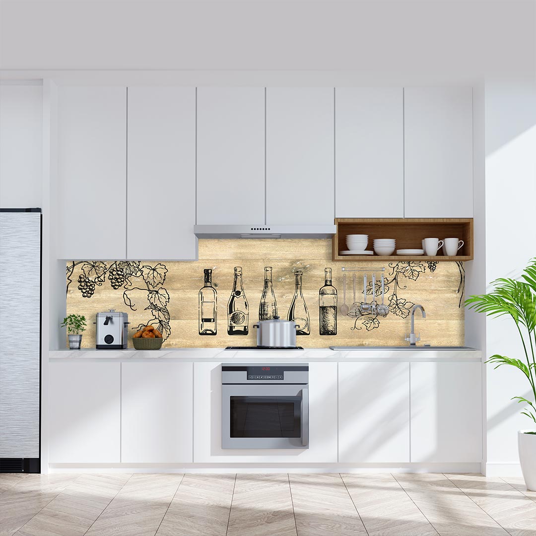 Kuechenrückwand Alu Fugenlos Wandpaneele