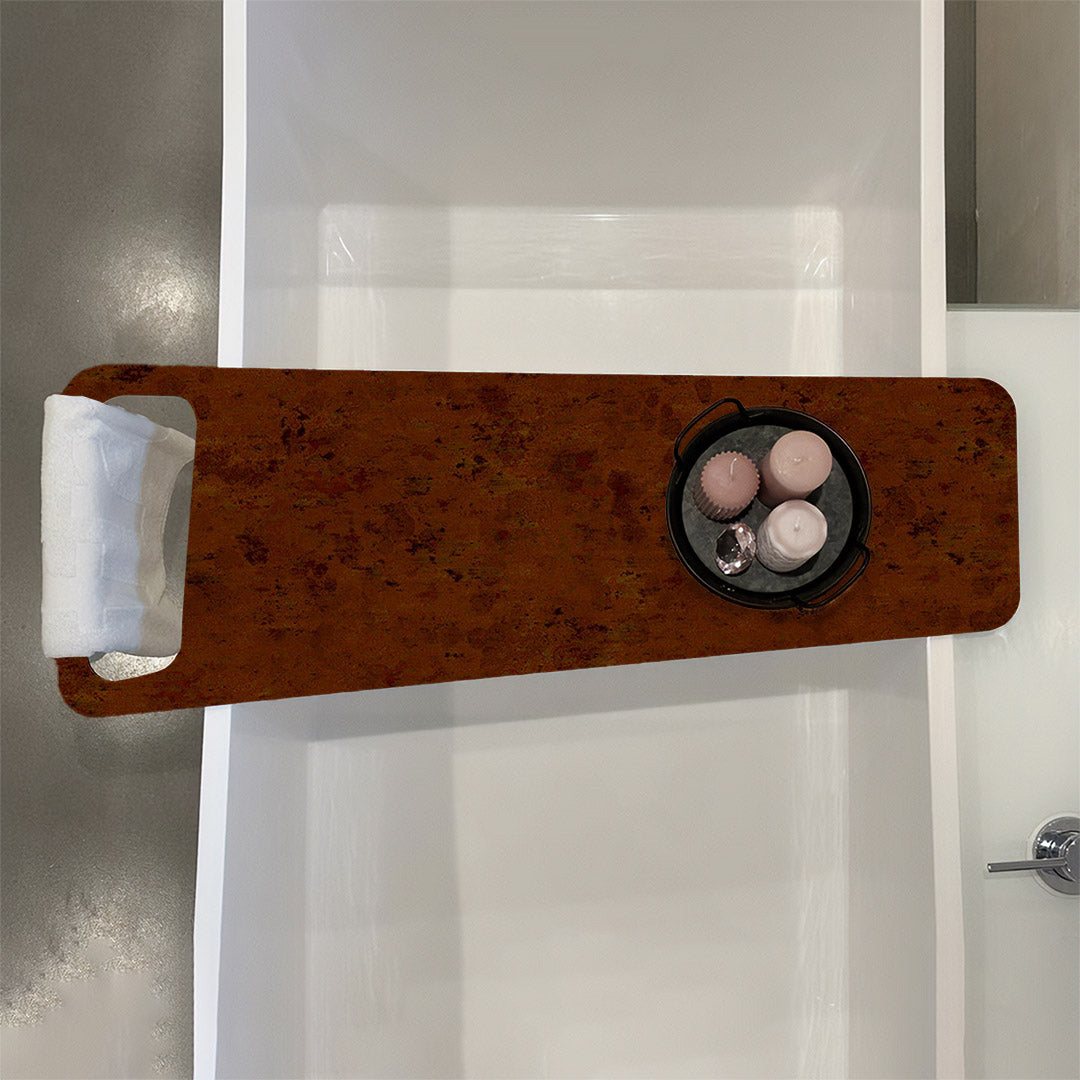 Vintage Rost, Badewannenablage Alu-Verbund 6mm - duschrückwand-platten.de