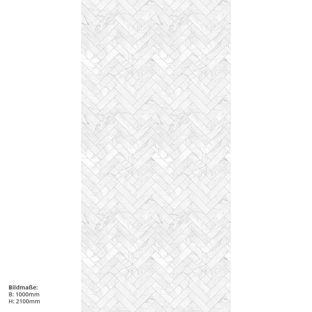 Marmor Leisten Weiss, fugenlose Wandpaneele aus Alu-Verbund 3mm, Duschrückwand - duschrückwand-platten.de