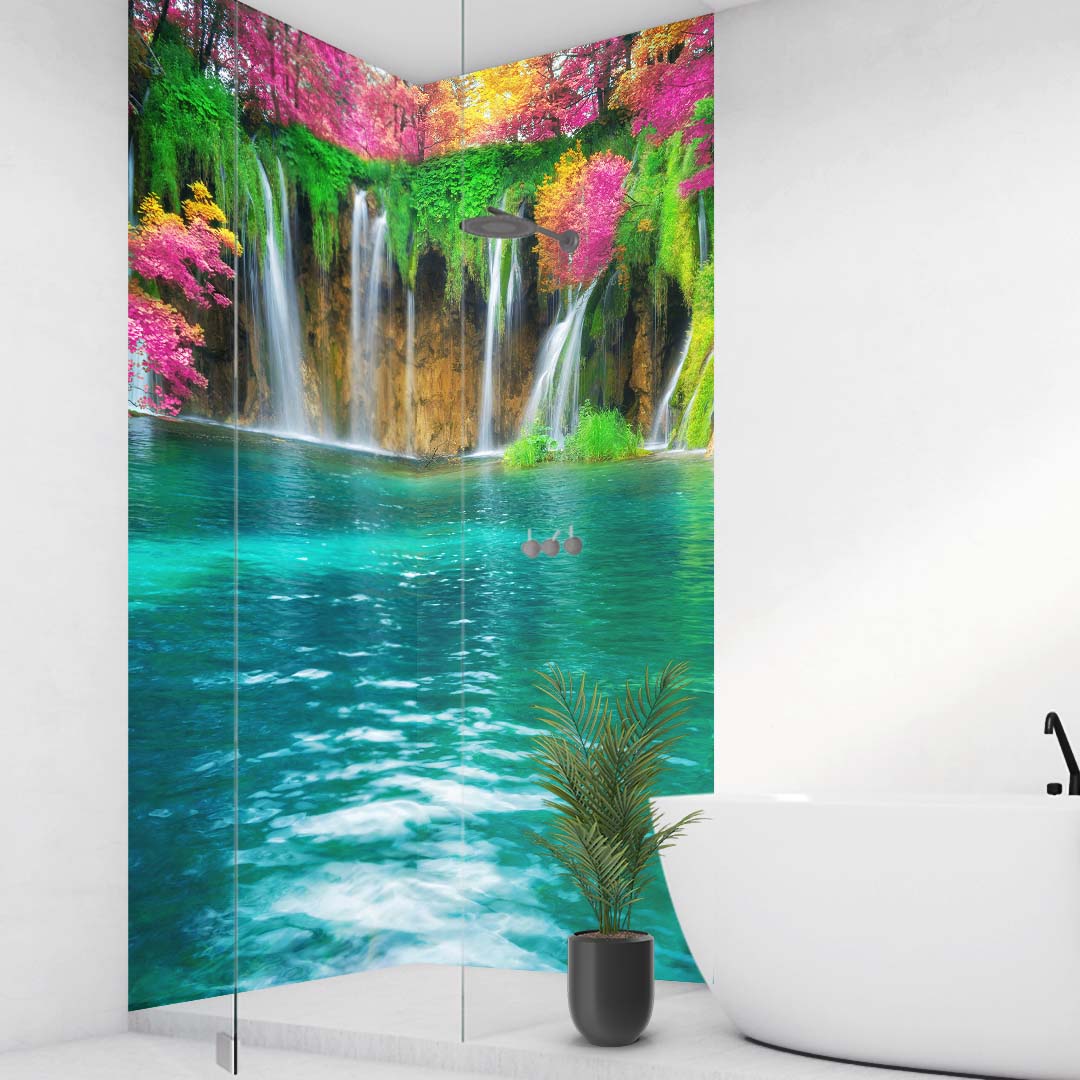 Duschrueckwand Alu Fugenlos Wandpaneele