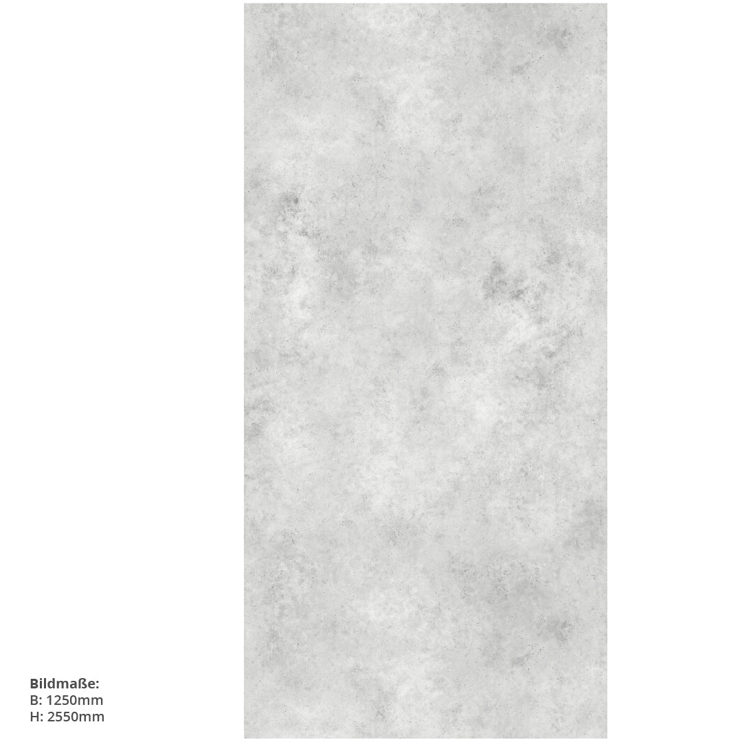 Beton Hell, fugenlose Wandpaneele aus Alu-Verbund 3mm, Duschrückwand - Duschrückwand-Platten