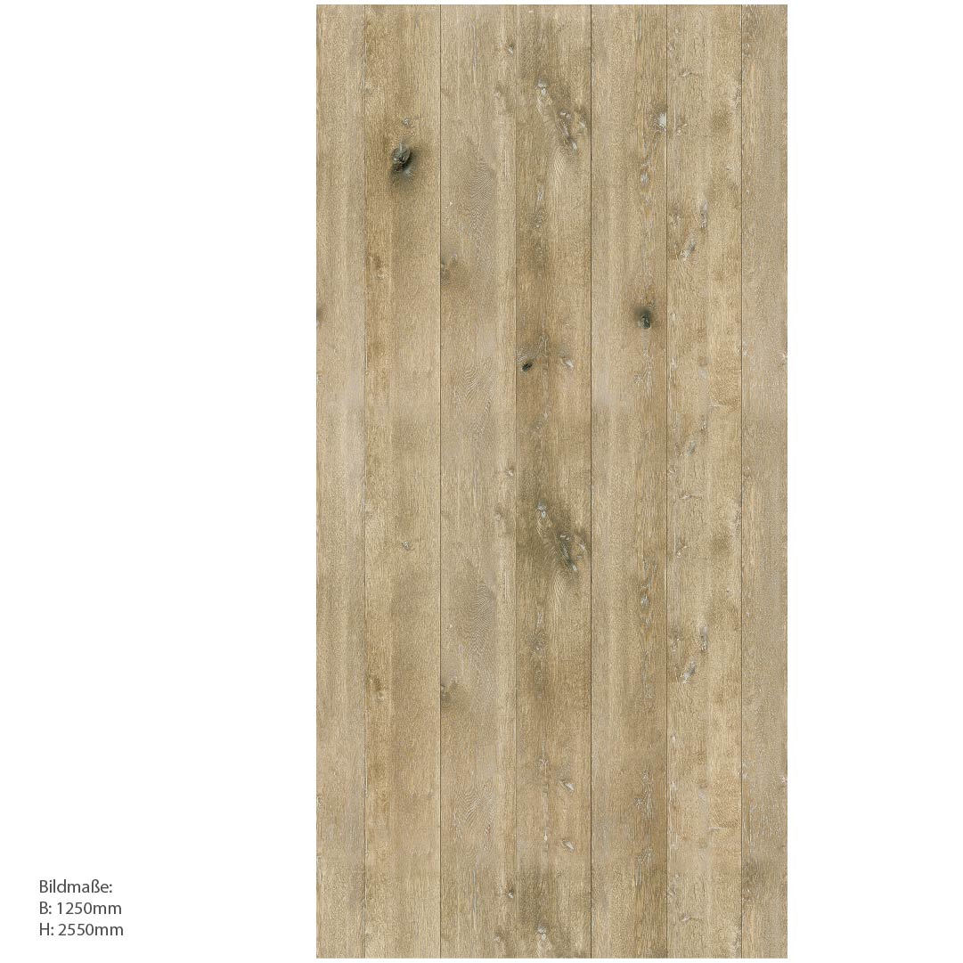 Eiche gekalkt, fugenlose Wandpaneele aus Alu-Verbund 3mm, Duschrückwand - Duschrückwand-Platten