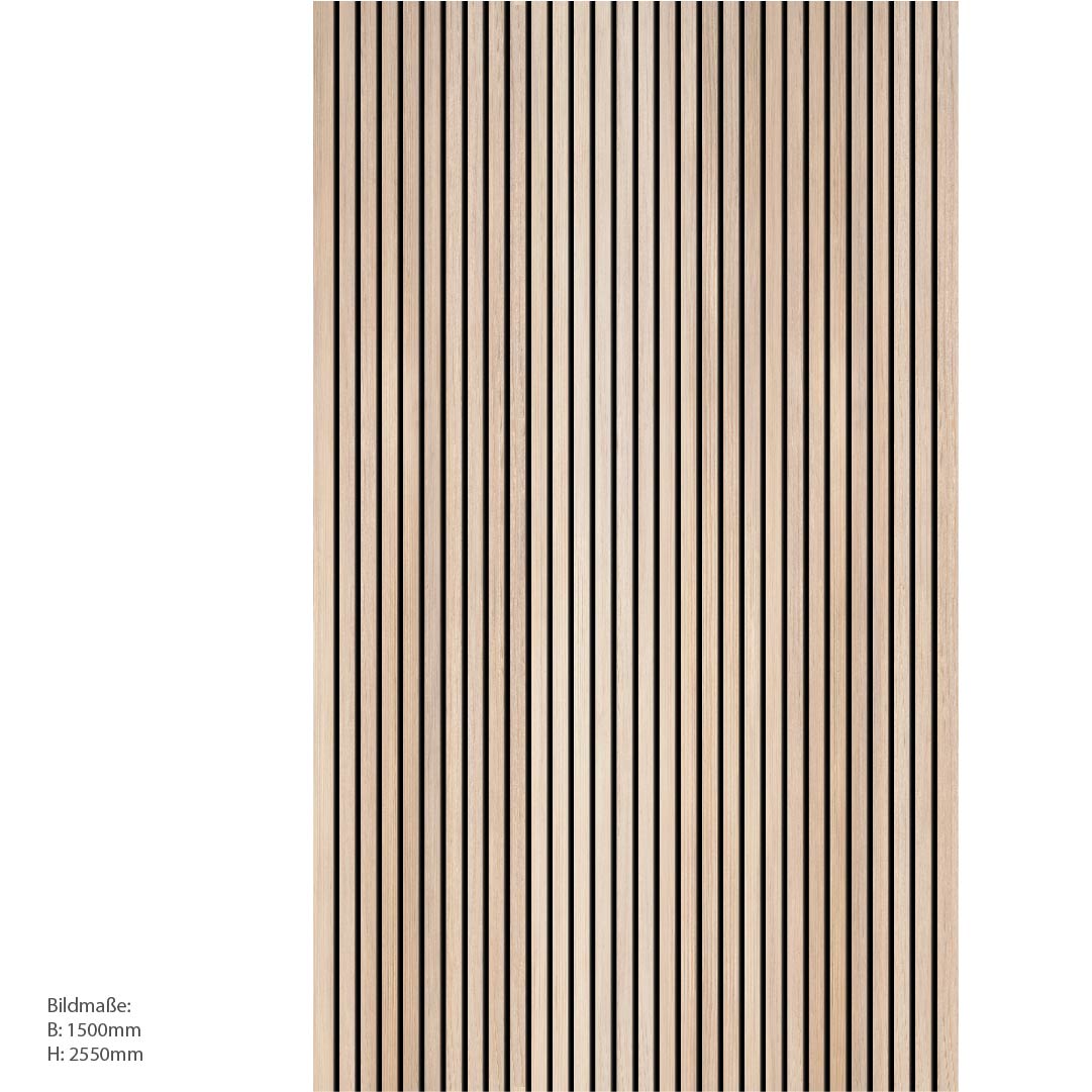 Holzoptik Streifen, fugenlose Wandpaneele aus Alu-Verbund 3mm, Duschrückwand - Duschrückwand-Platten