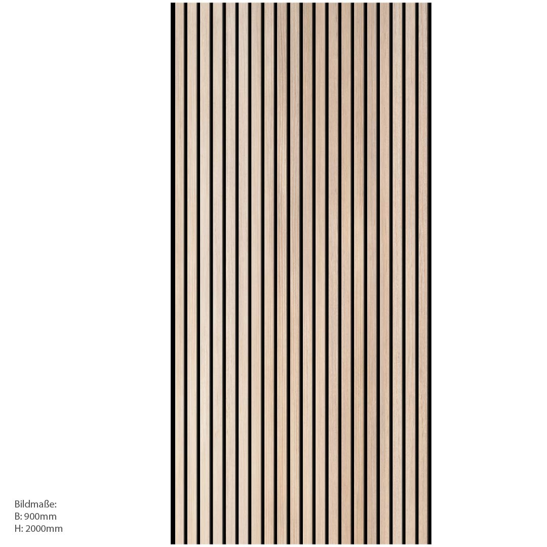 Holzoptik Streifen, fugenlose Wandpaneele aus Alu-Verbund 3mm, Duschrückwand - Duschrückwand-Platten