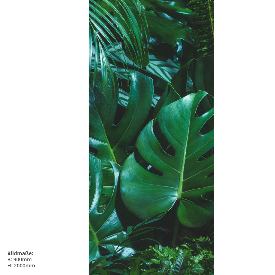 Jungle, fugenlose Wandpaneele aus Alu-Verbund 3mm, Duschrückwand