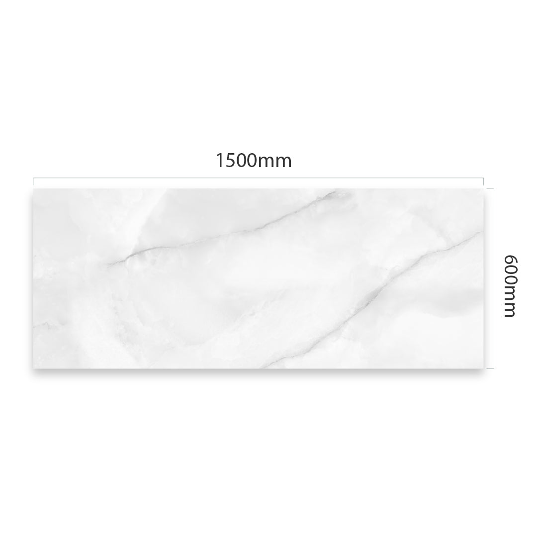 Marmor Rustic, fugenlose Wandpaneele aus Alu-Verbund 3mm, Küchenrückwand - Duschrückwand-Platten