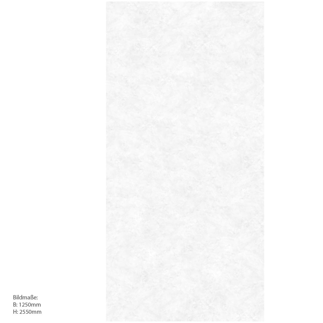 Marmor Weiss, fugenlose Wandpaneele aus Alu-Verbund 3mm, Duschrückwand - Duschrückwand-Platten