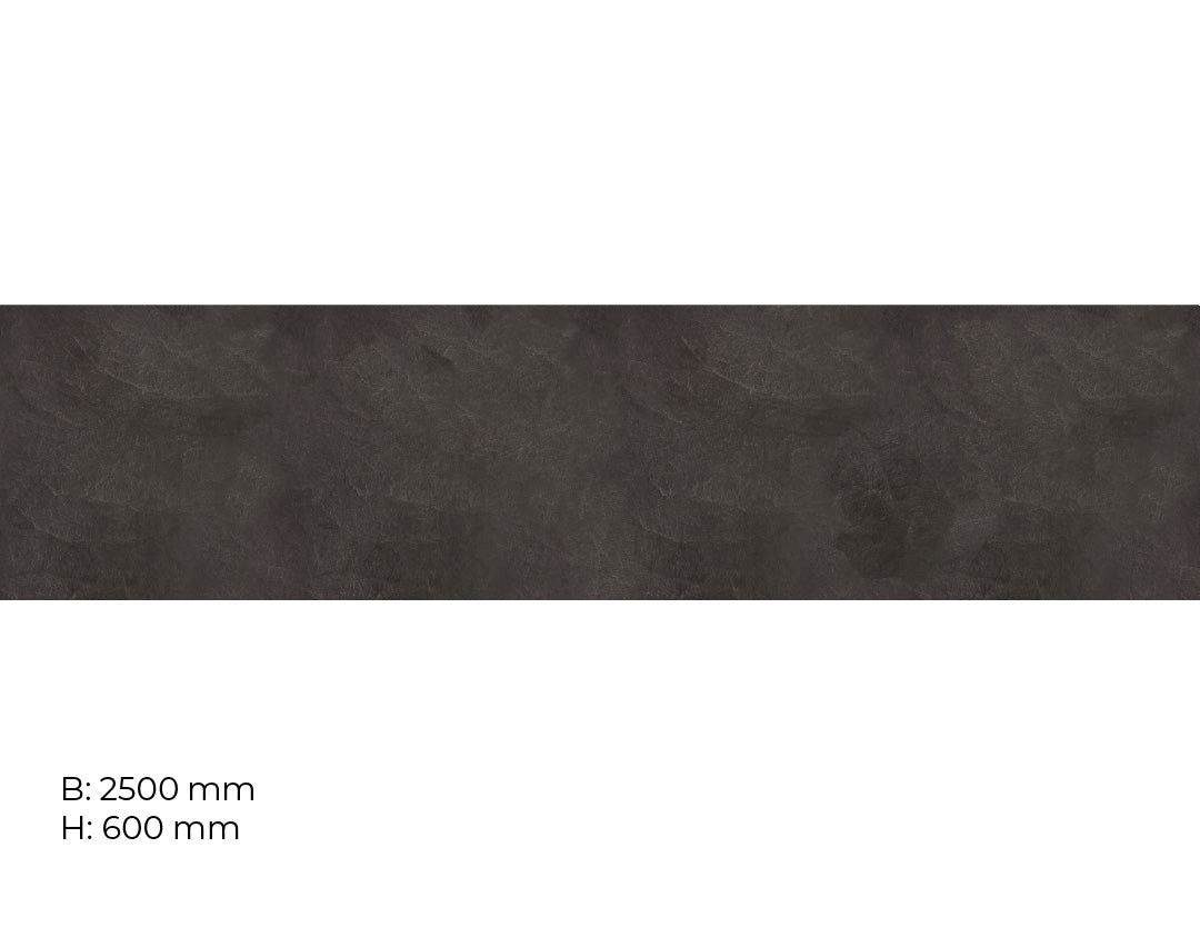 Dark Stone, glänzende Küchenrückwand aus Acryl auf Alu-Verbund - Duschrückwand-Platten