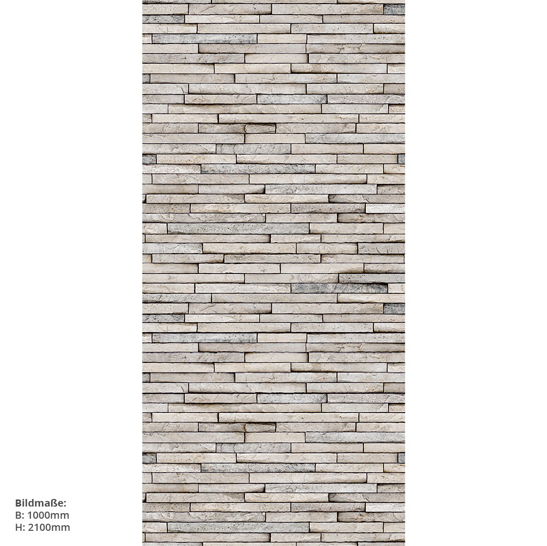 Steinblock, fugenlose Wandpaneele aus Alu-Verbund 3mm, Duschrückwand - Duschrückwand-Platten