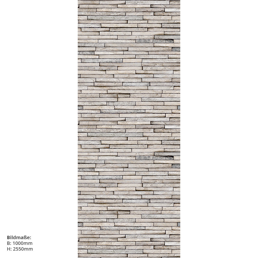 Steinblock, fugenlose Wandpaneele aus Alu-Verbund 3mm, Duschrückwand - Duschrückwand-Platten