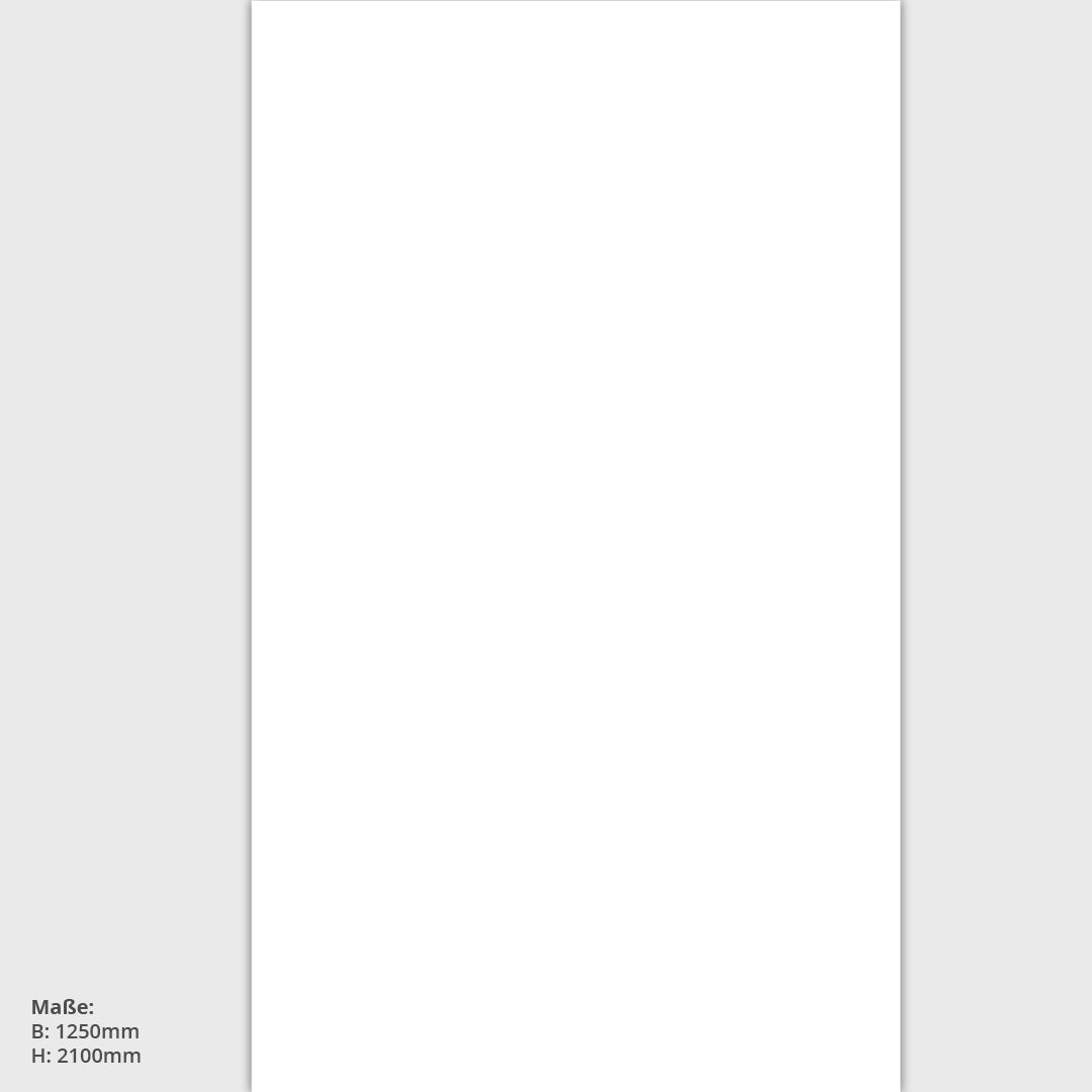 Weiss, Wandpaneele aus Alu-Verbund 3mm fugenlose, Duschrückwand - Duschrückwand-Platten